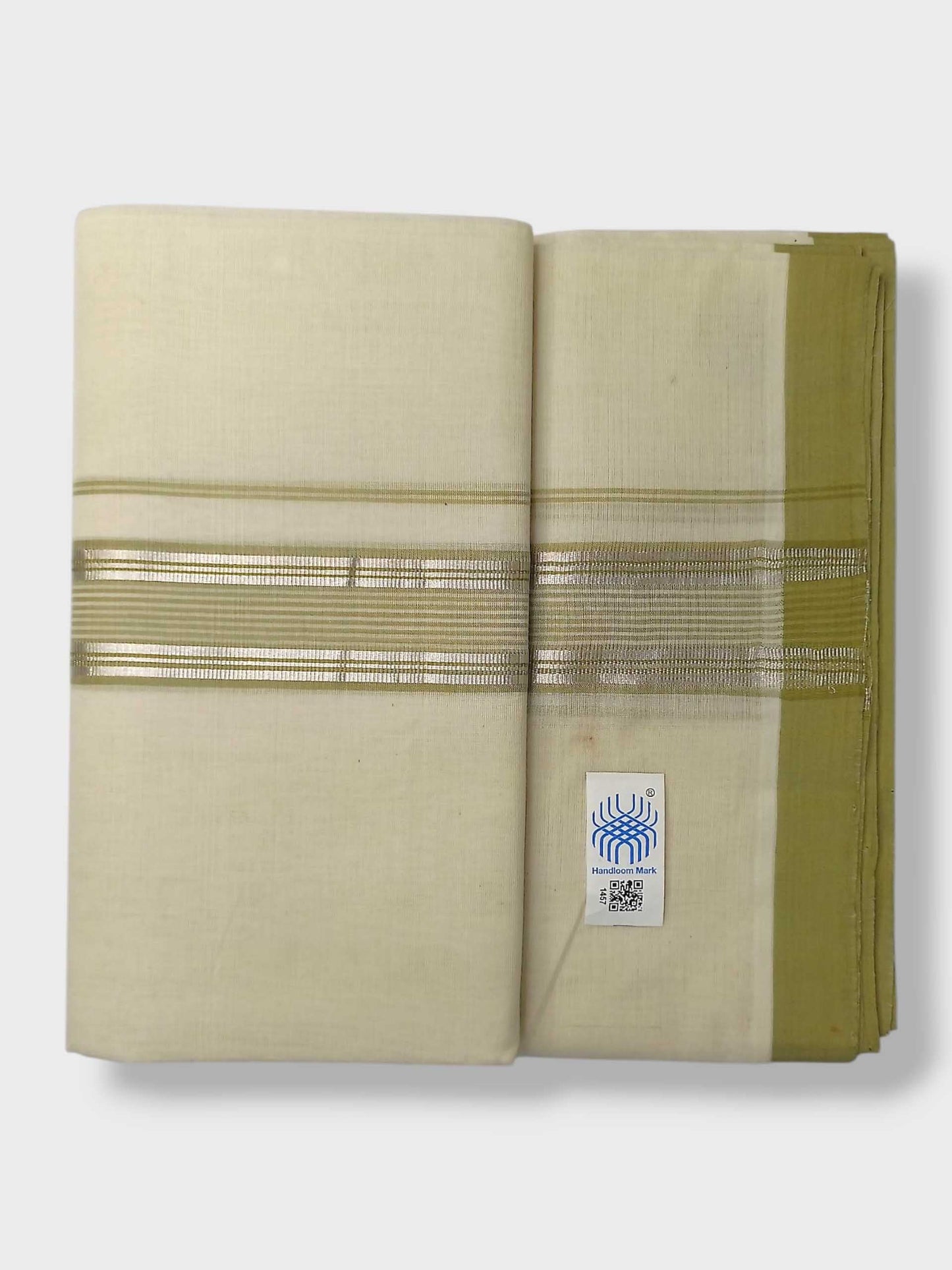 Kerala Balaramapuram Pure Cotton Handloom Mundu/Dhoti