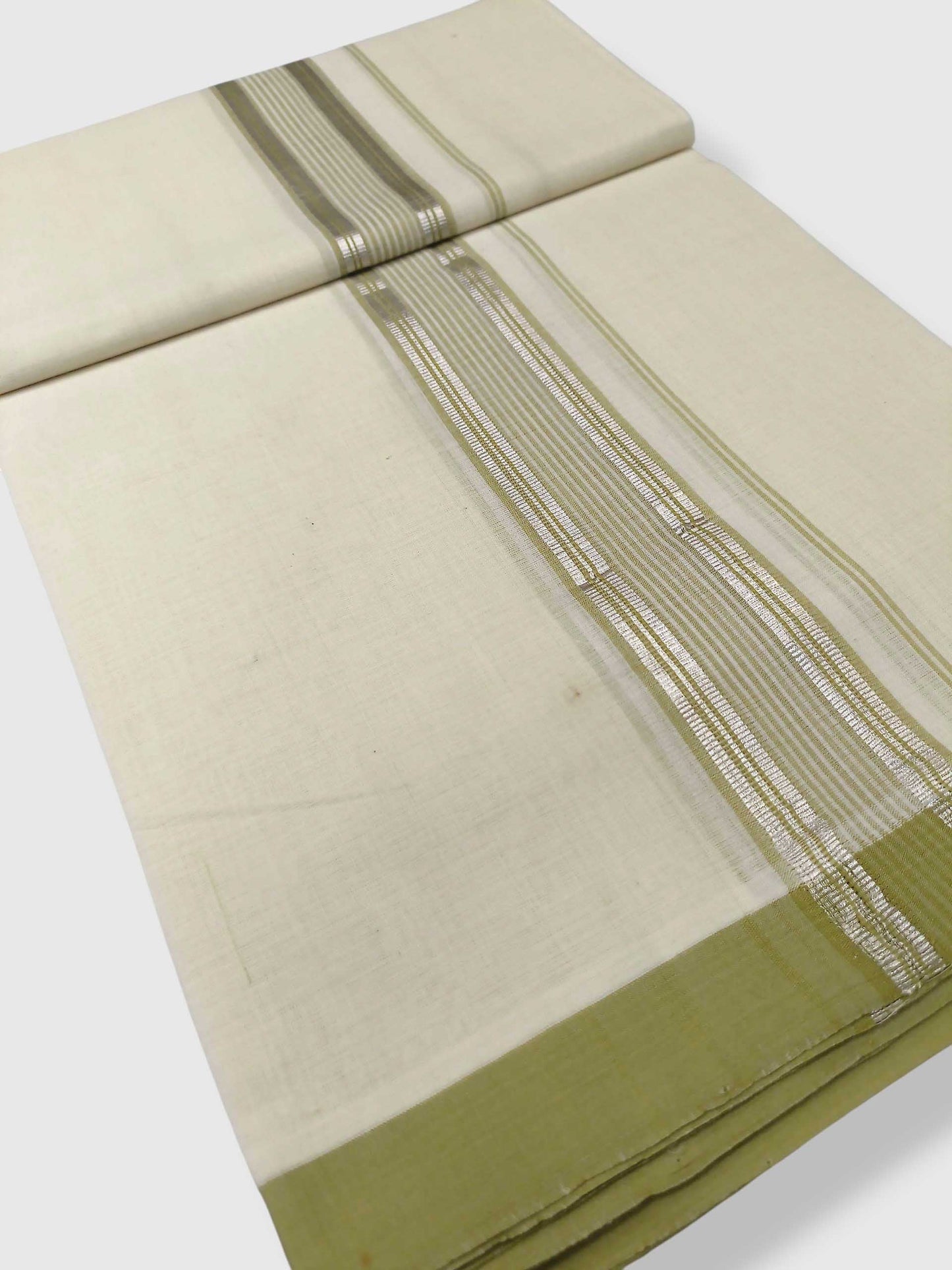 Kerala Balaramapuram Pure Cotton Handloom Mundu/Dhoti