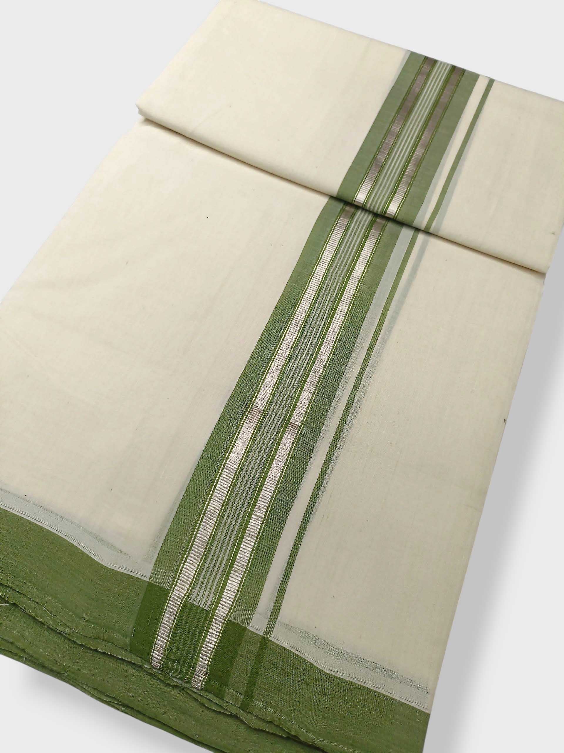 Kerala Balaramapuram Pure Cotton Handloom Mundu/Dhoti