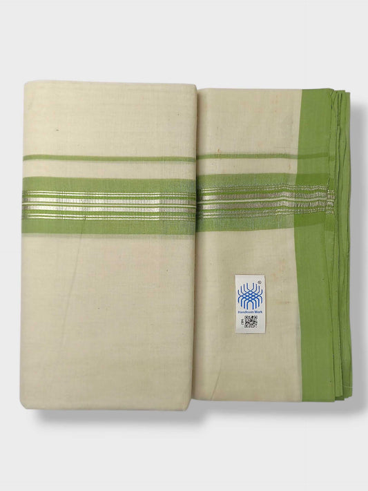 Kerala Balaramapuram Pure Cotton Handloom Mundu/Dhoti