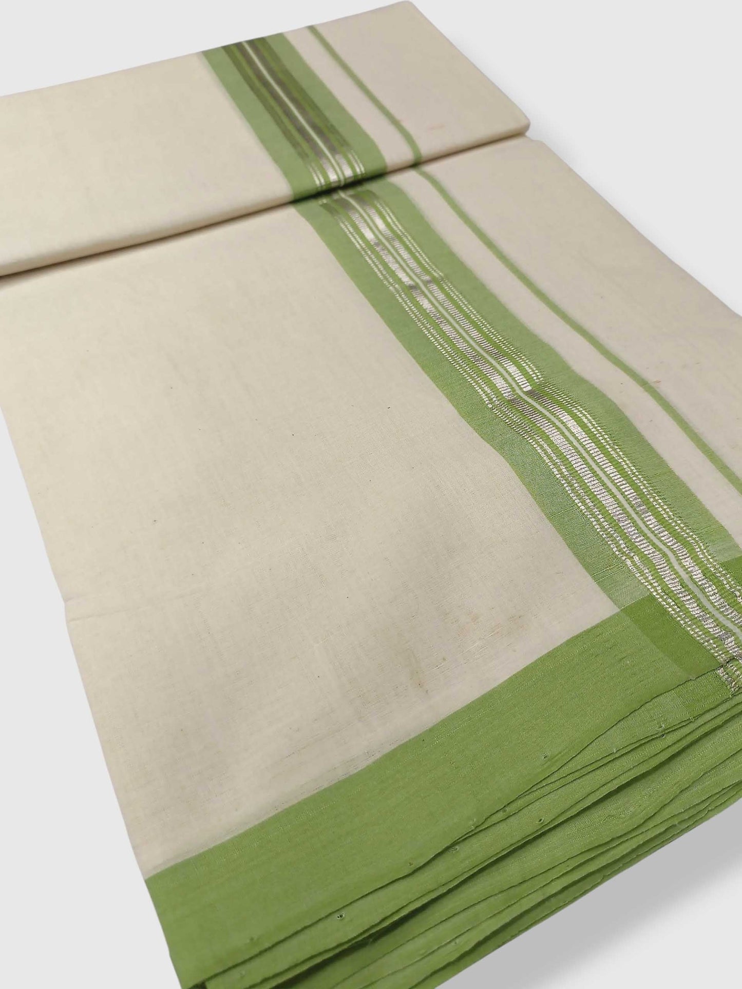 Kerala Balaramapuram Pure Cotton Handloom Mundu/Dhoti