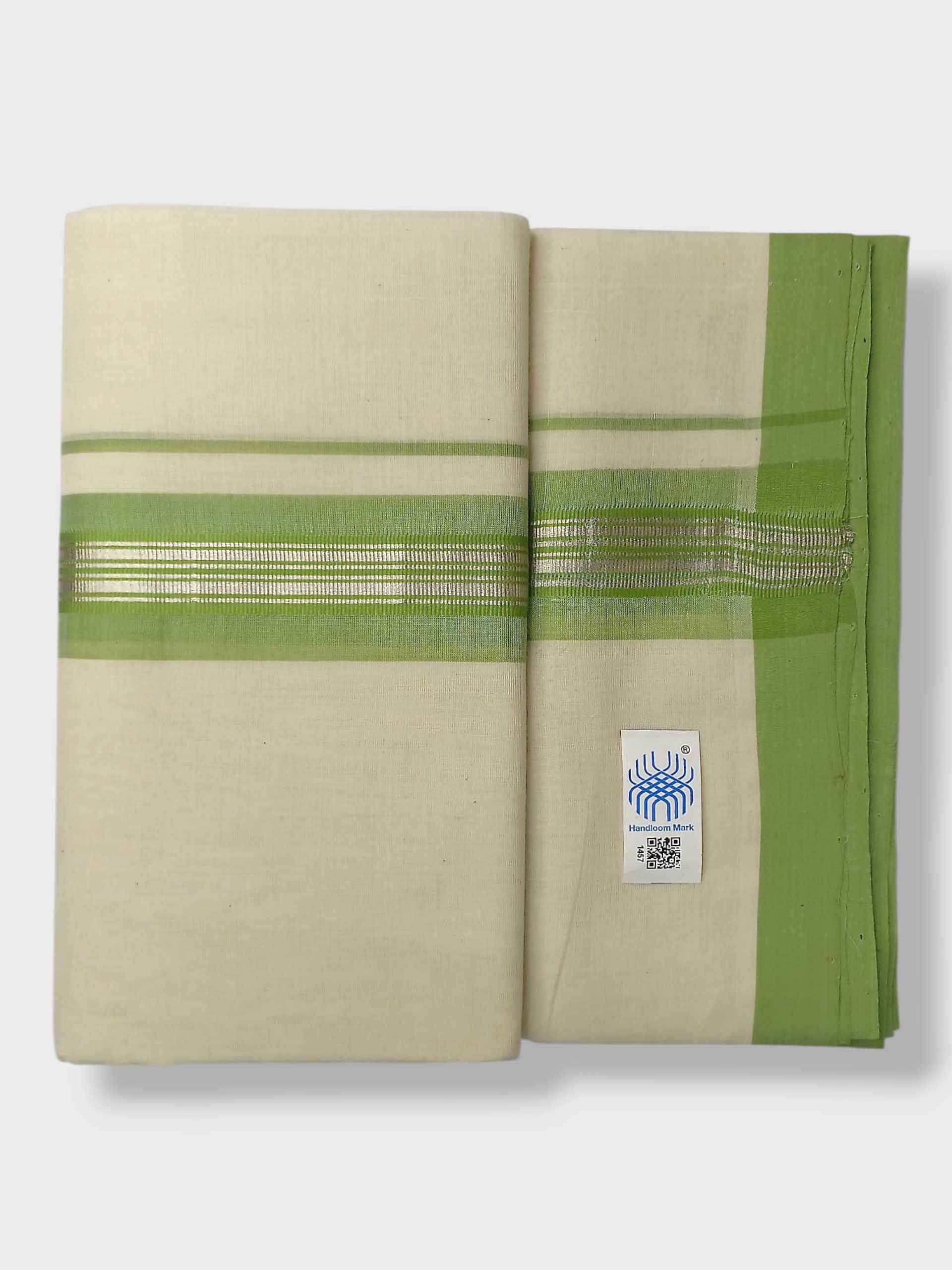 Kerala Balaramapuram Pure Cotton Handloom Mundu/Dhoti