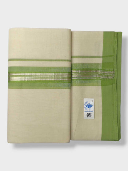 Kerala Balaramapuram Pure Cotton Handloom Mundu/Dhoti