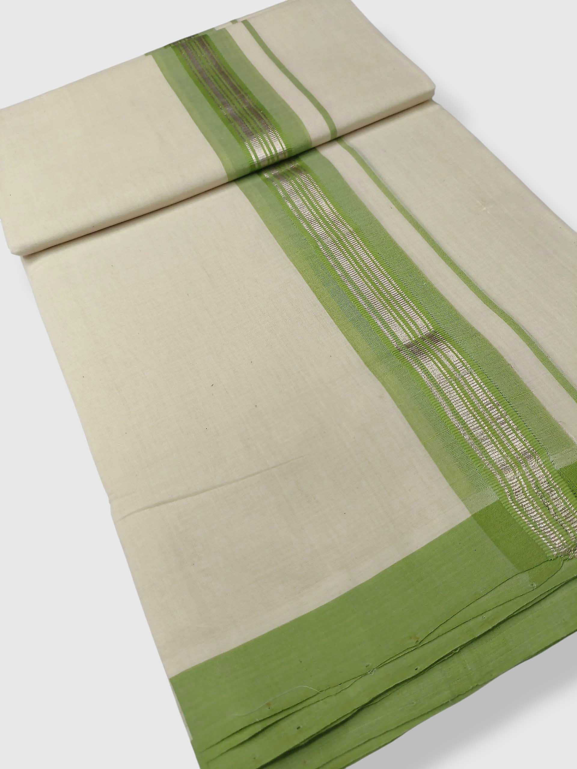 Kerala Balaramapuram Pure Cotton Handloom Mundu/Dhoti