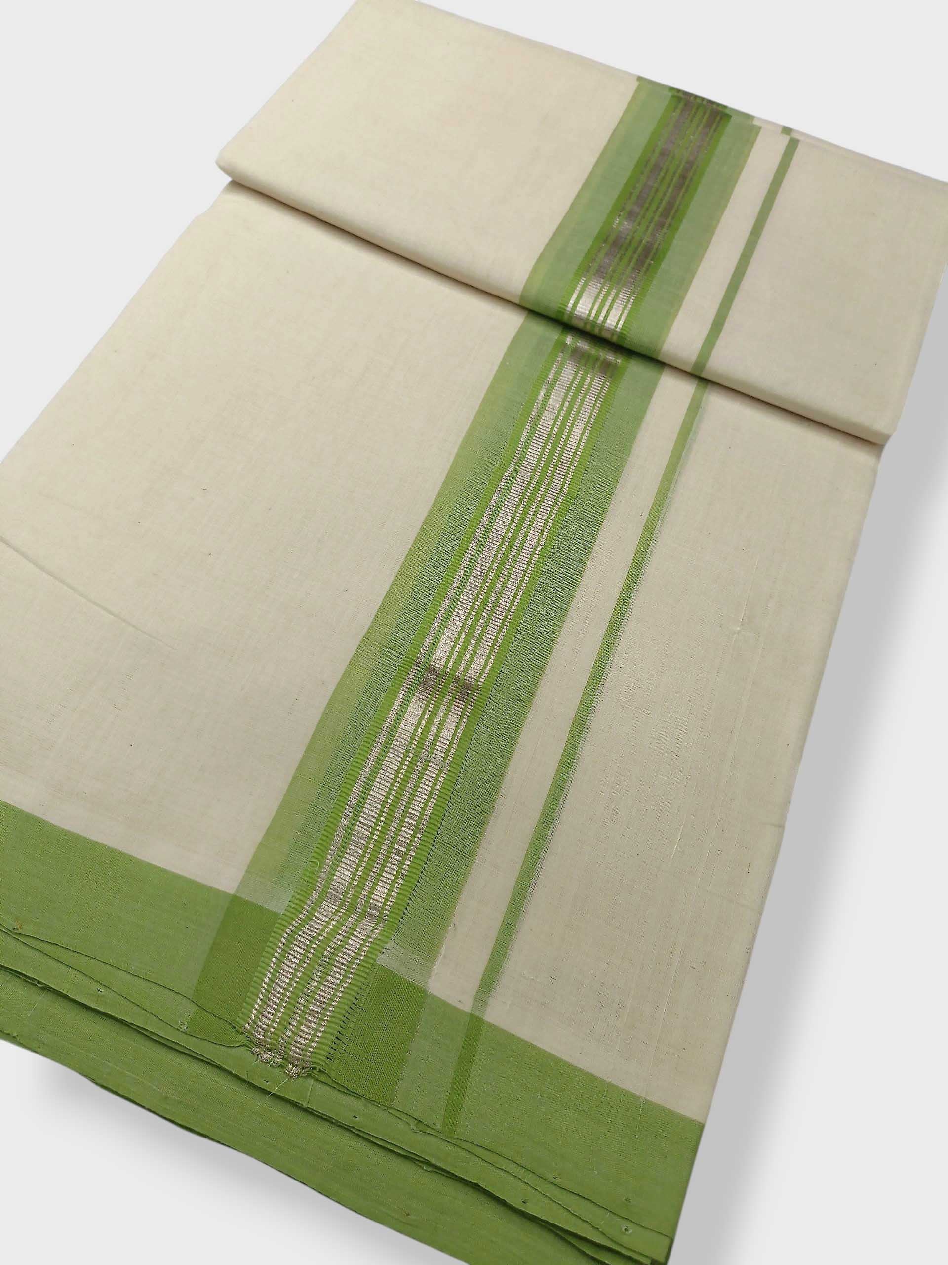 Kerala Balaramapuram Pure Cotton Handloom Mundu/Dhoti