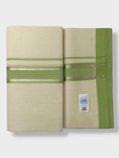Kerala Balaramapuram Pure Cotton Handloom Mundu/Dhoti