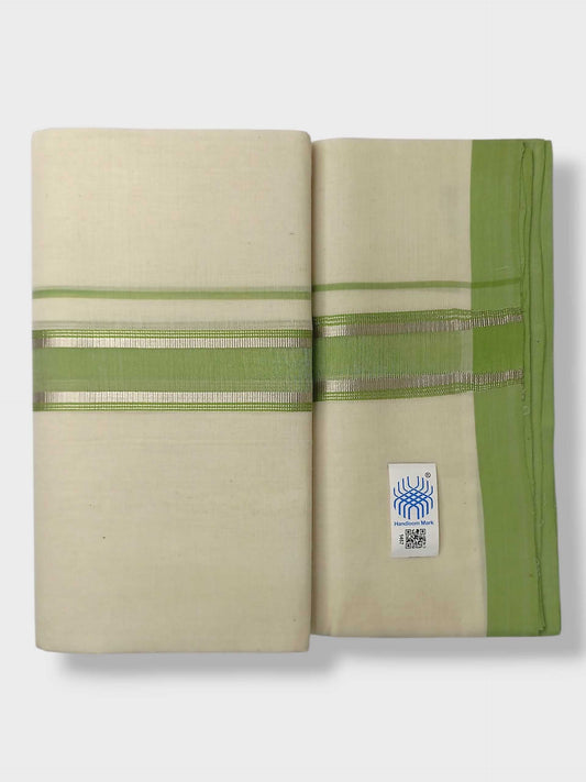 Kerala Balaramapuram Pure Cotton Handloom Mundu/Dhoti