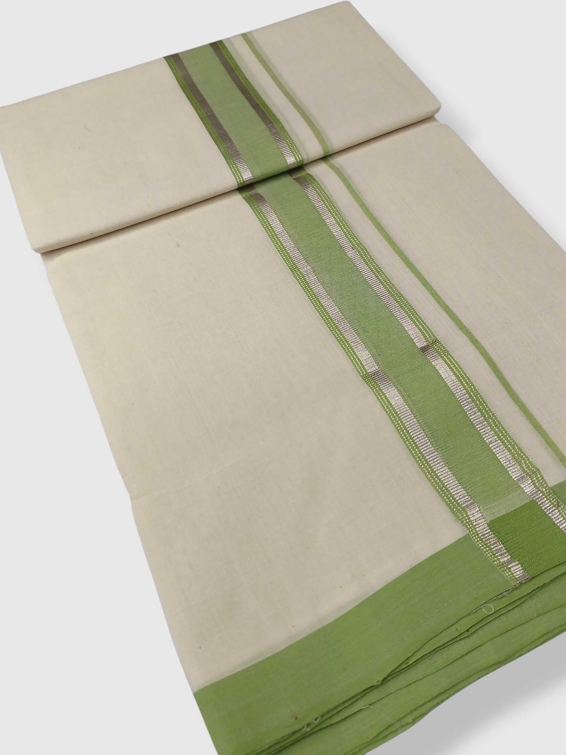 Kerala Balaramapuram Pure Cotton Handloom Mundu/Dhoti