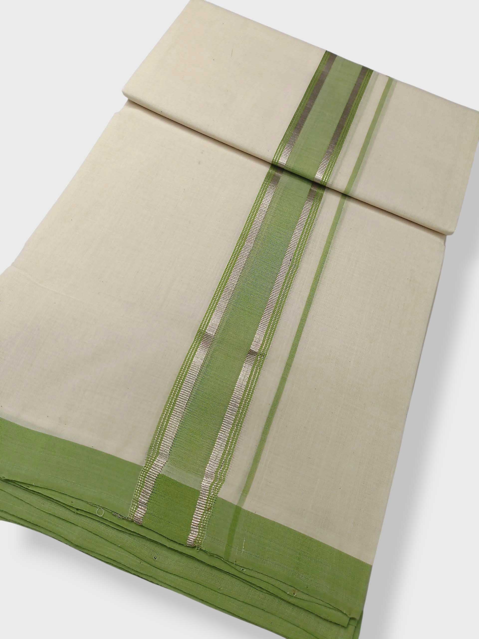 Kerala Balaramapuram Pure Cotton Handloom Mundu/Dhoti