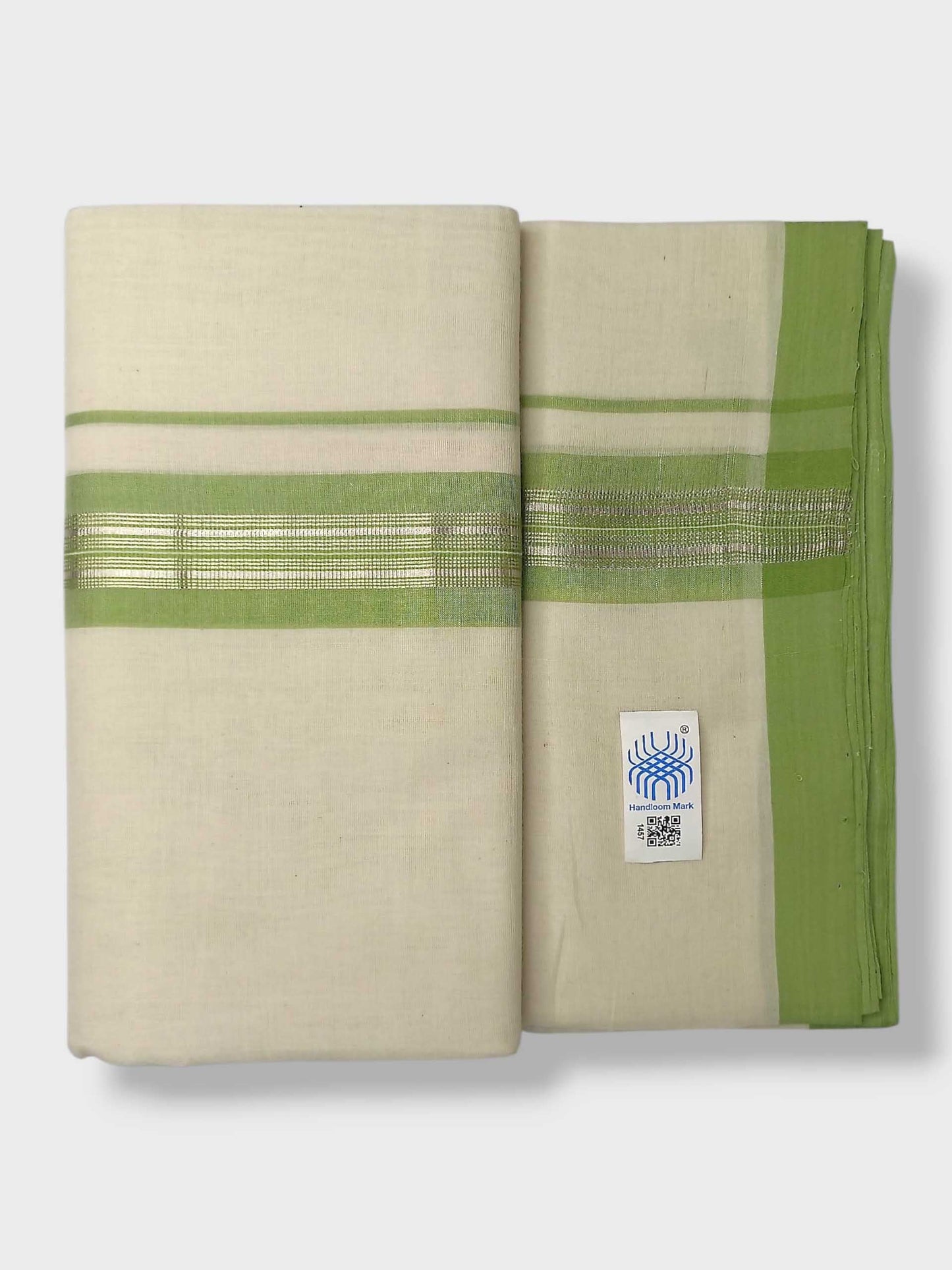 Kerala Balaramapuram Pure Cotton Handloom Mundu/Dhoti