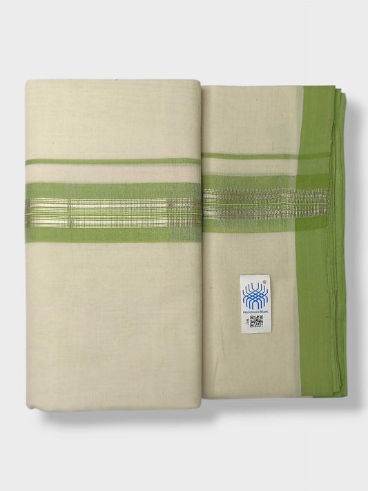 Kerala Balaramapuram Pure Cotton Handloom Mundu/Dhoti