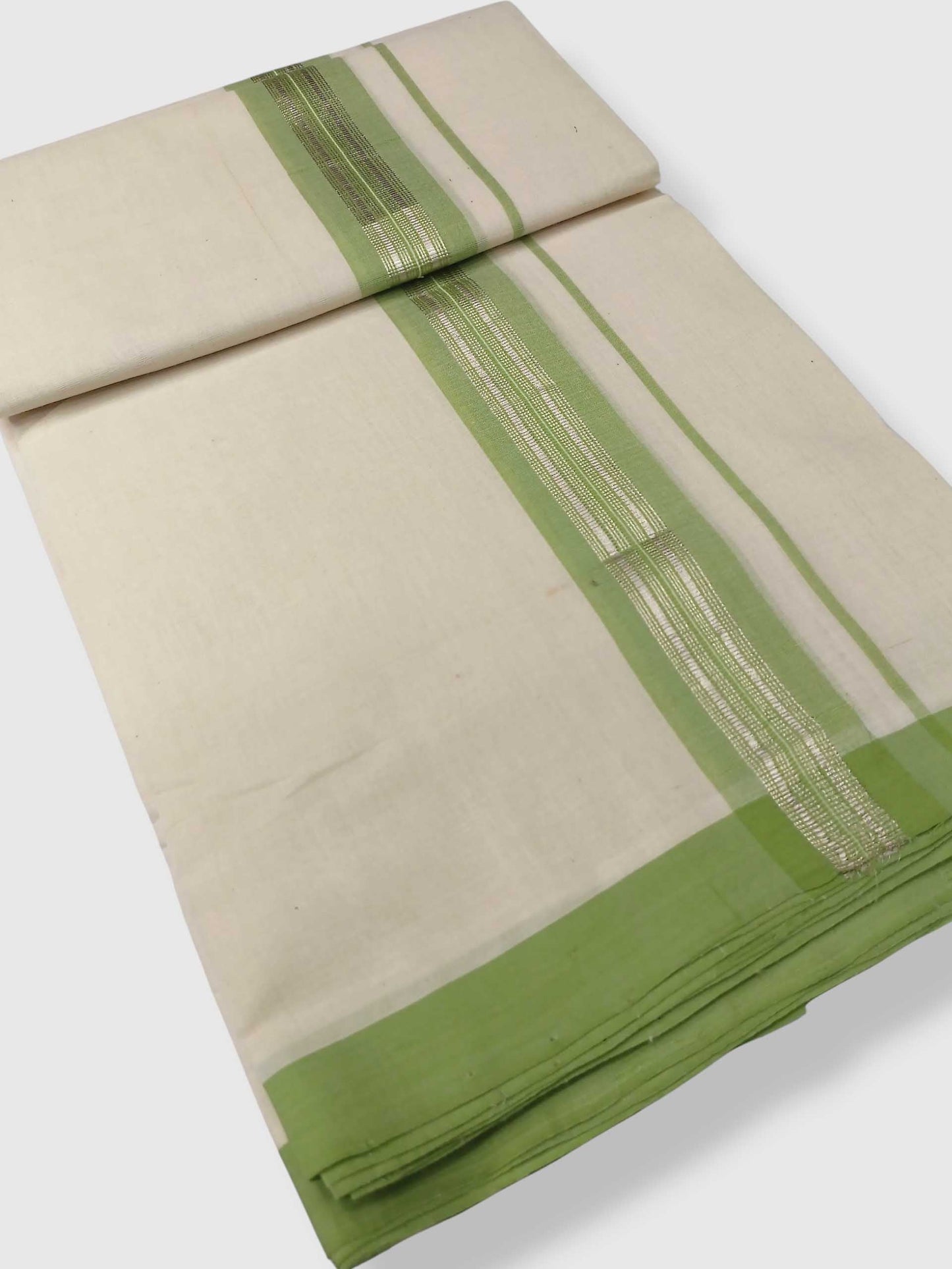 Kerala Balaramapuram Pure Cotton Handloom Mundu/Dhoti