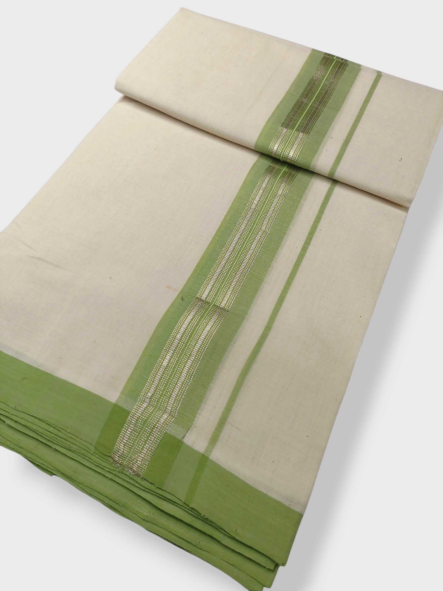Kerala Balaramapuram Pure Cotton Handloom Mundu/Dhoti