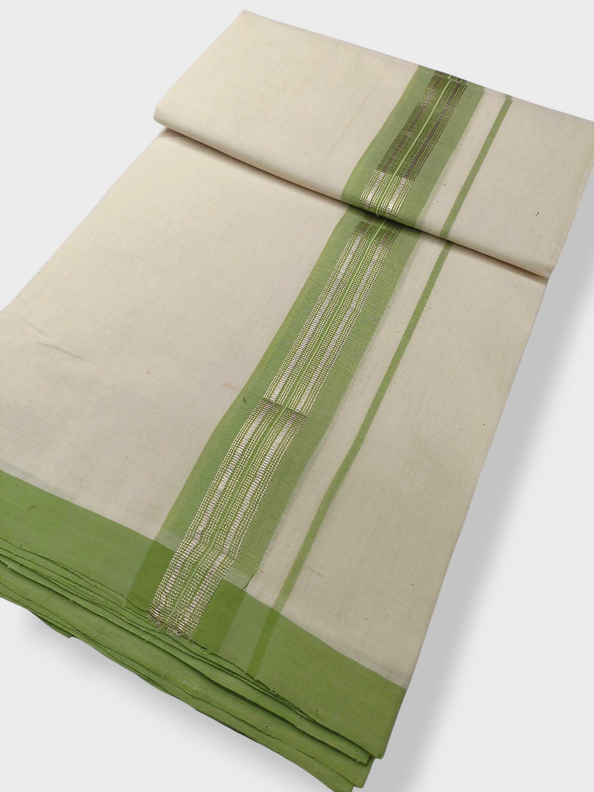 Kerala Balaramapuram Pure Cotton Handloom Mundu/Dhoti