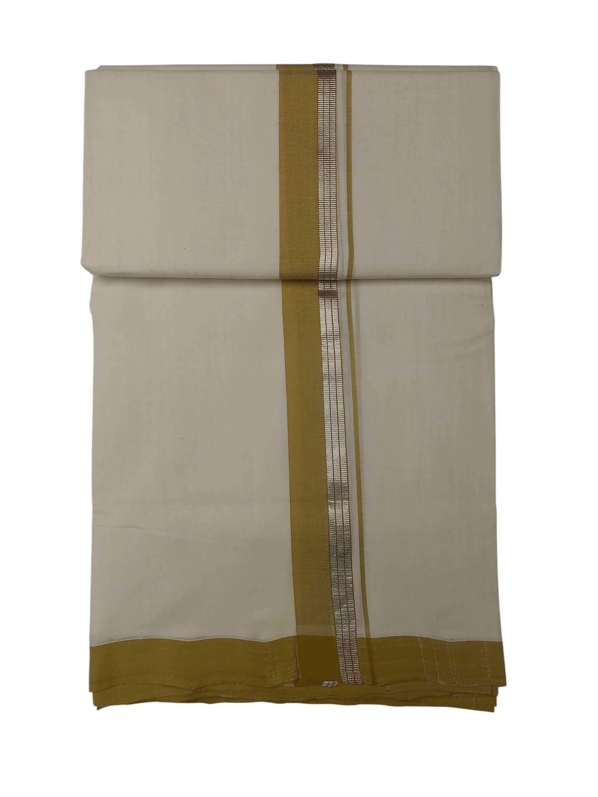 Kerala Balaramapuram Pure Cotton Handloom Mundu/Dhoti