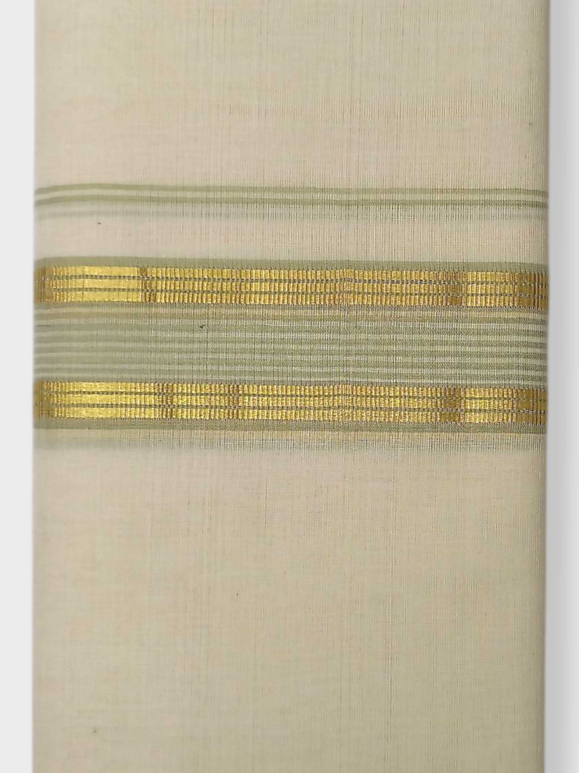 Kerala Balaramapuram Pure Cotton Handloom Mundu/Dhoti