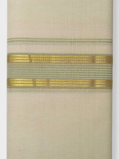 Kerala Balaramapuram Pure Cotton Handloom Mundu/Dhoti