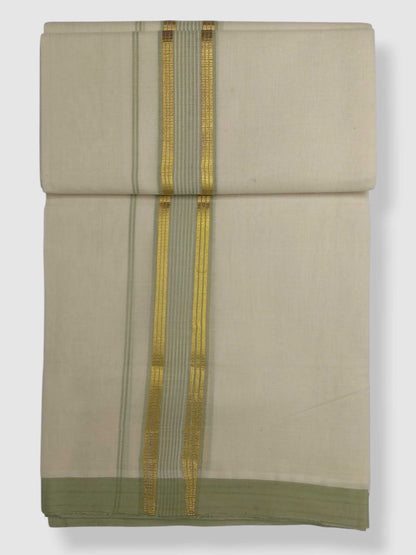 Kerala Balaramapuram Pure Cotton Handloom Mundu/Dhoti