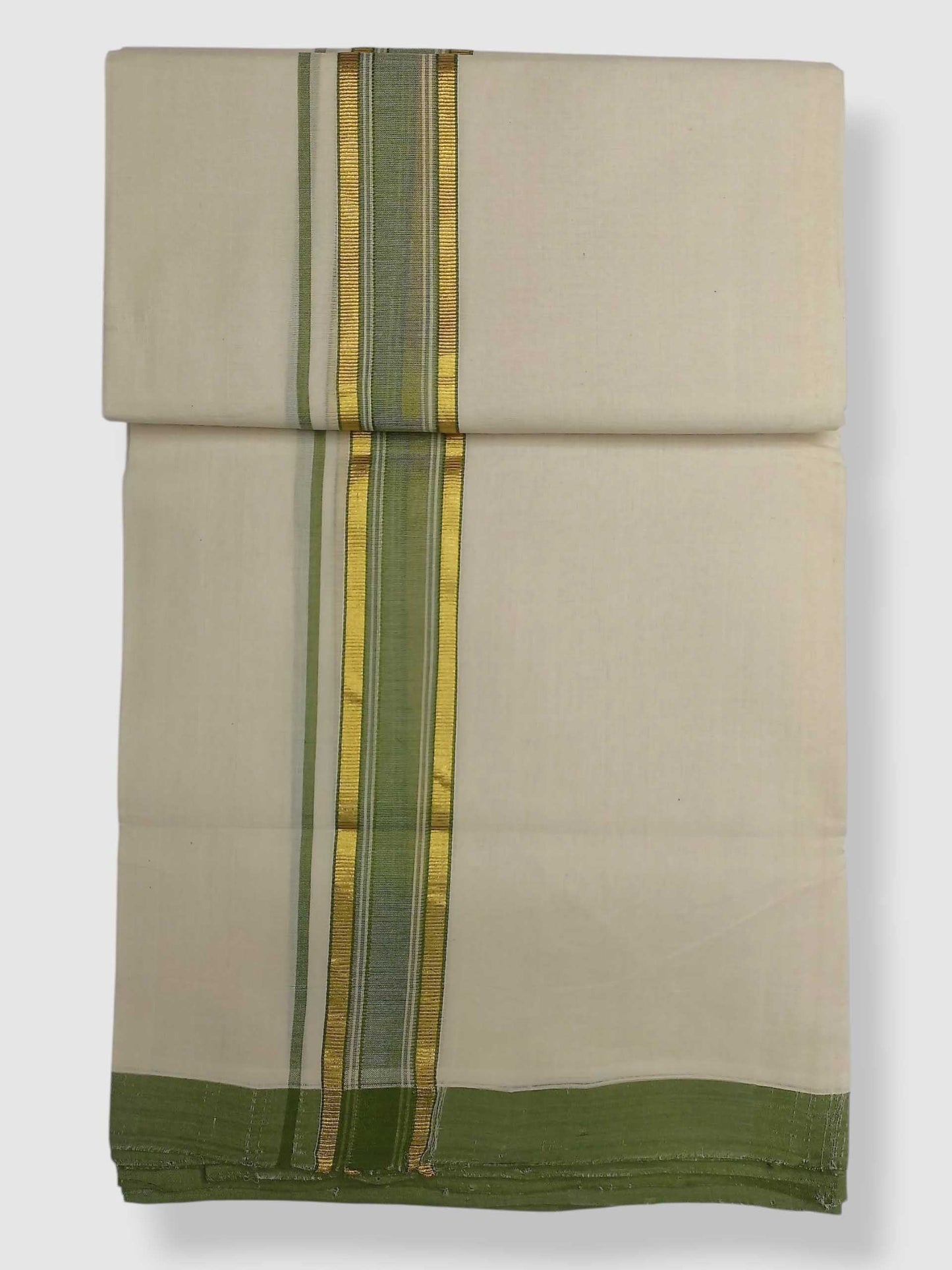 Kerala Balaramapuram Pure Cotton Handloom Mundu/Dhoti