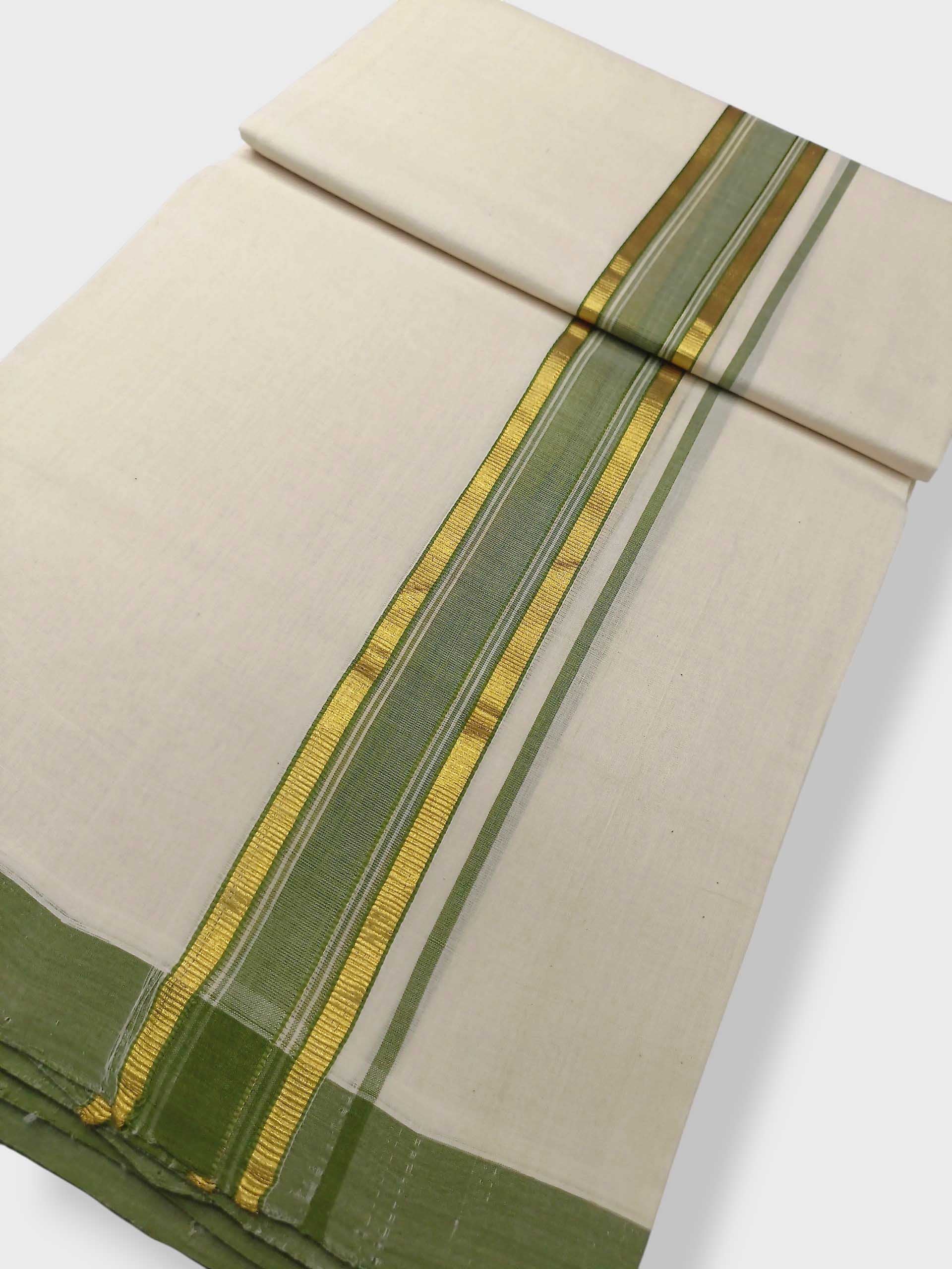 Kerala Balaramapuram Pure Cotton Handloom Mundu/Dhoti