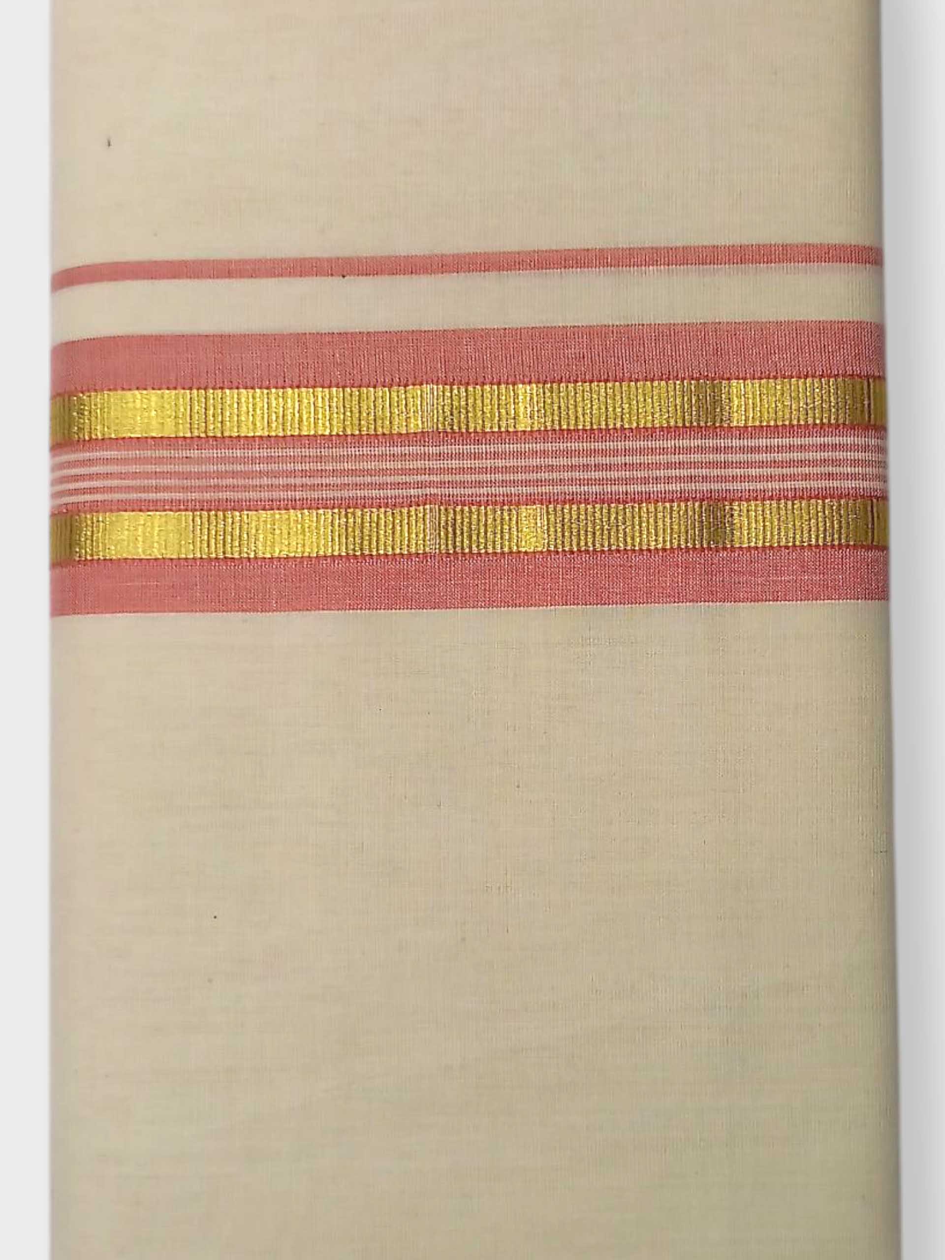 Kerala Balaramapuram Pure Cotton Handloom Mundu/Dhoti