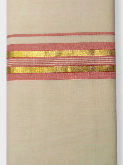 Kerala Balaramapuram Pure Cotton Handloom Mundu/Dhoti