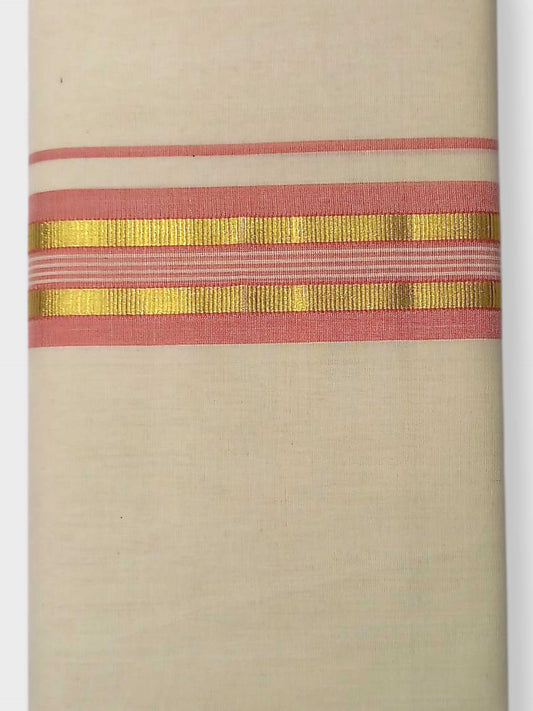 Kerala Balaramapuram Pure Cotton Handloom Mundu/Dhoti