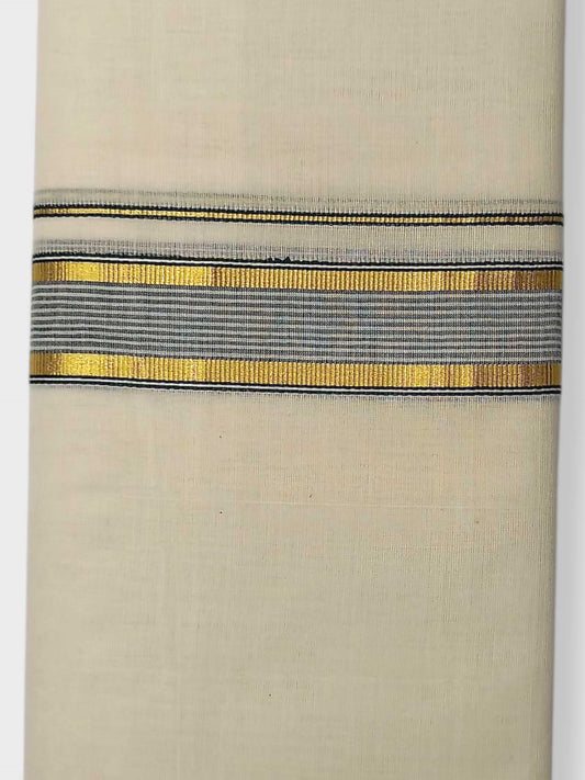 Kerala Balaramapuram Pure Cotton Handloom Mundu/Dhoti