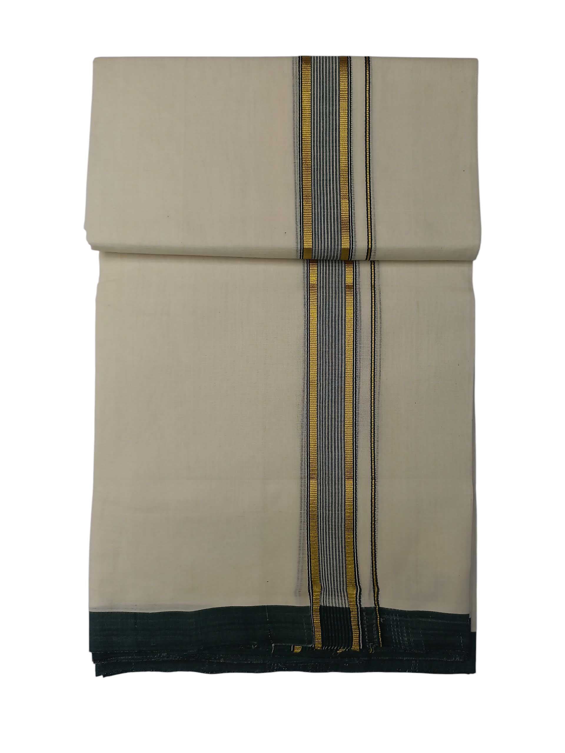 Kerala Balaramapuram Pure Cotton Handloom Mundu/Dhoti