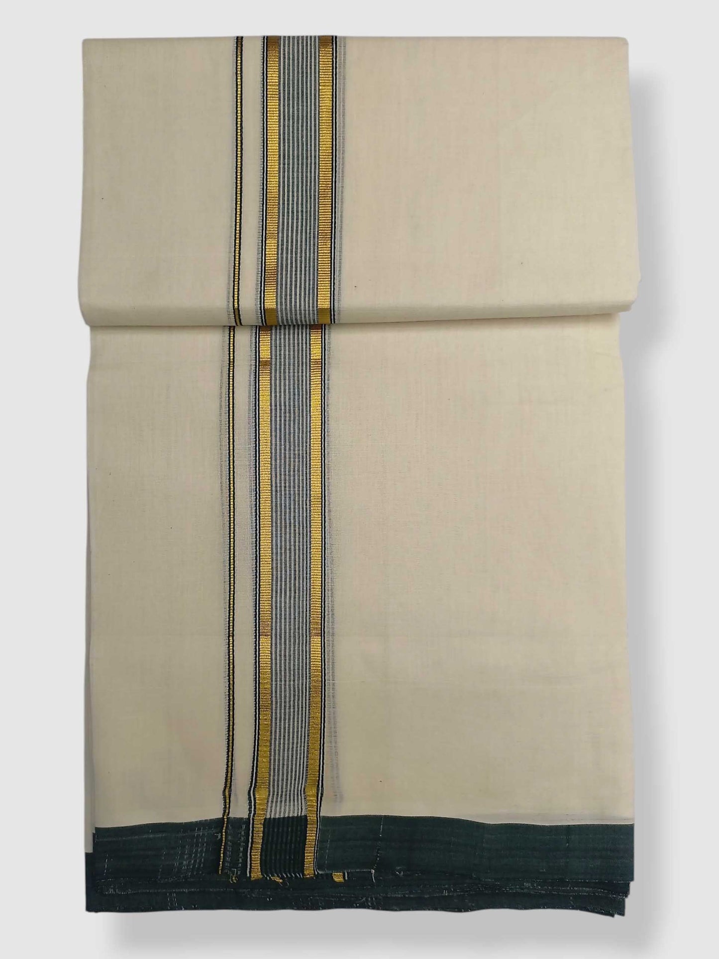 Kerala Balaramapuram Pure Cotton Handloom Mundu/Dhoti
