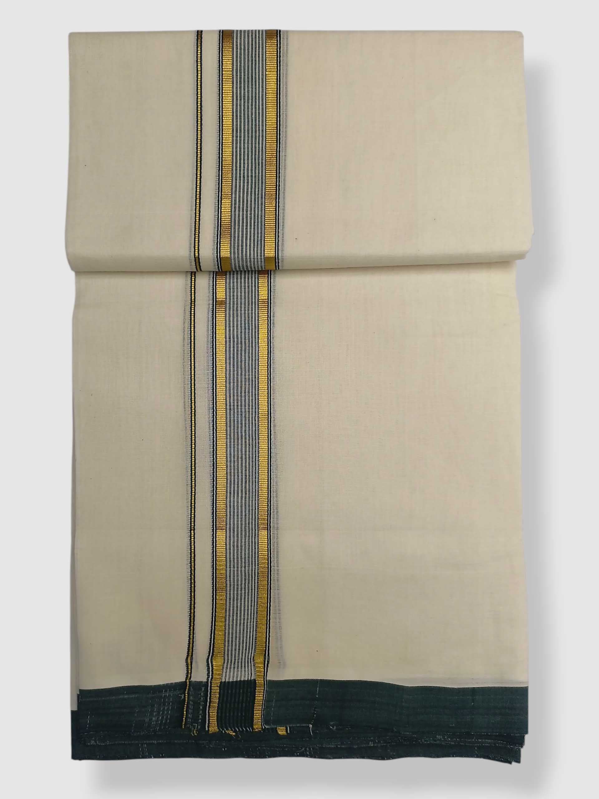 Kerala Balaramapuram Pure Cotton Handloom Mundu/Dhoti