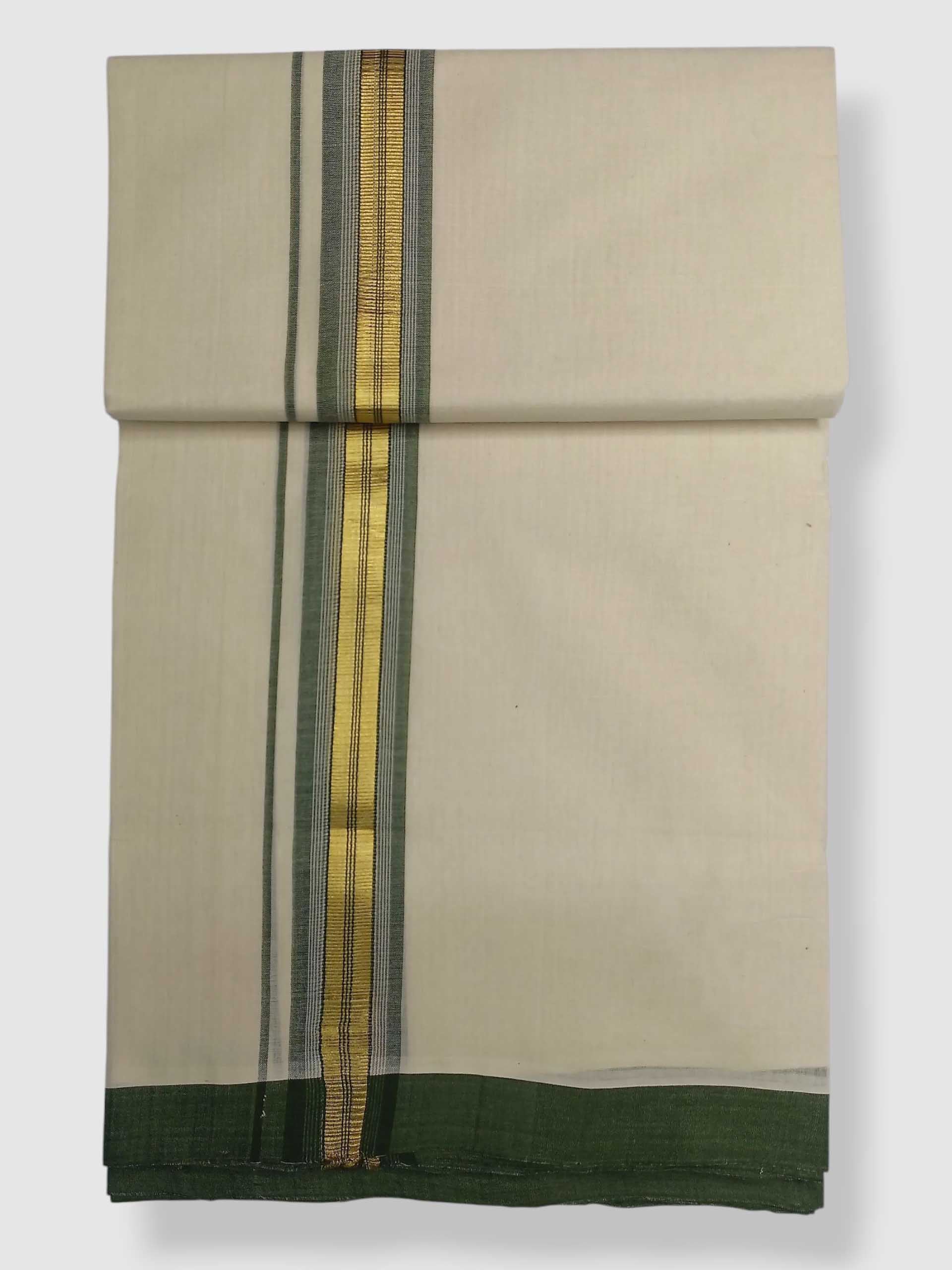 Kerala Balaramapuram Pure Cotton Handloom Mundu/Dhoti