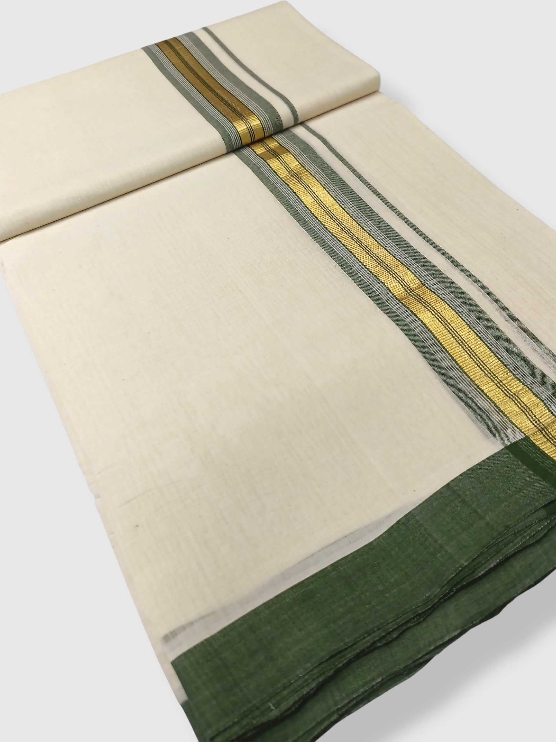 Kerala Balaramapuram Pure Cotton Handloom Mundu/Dhoti
