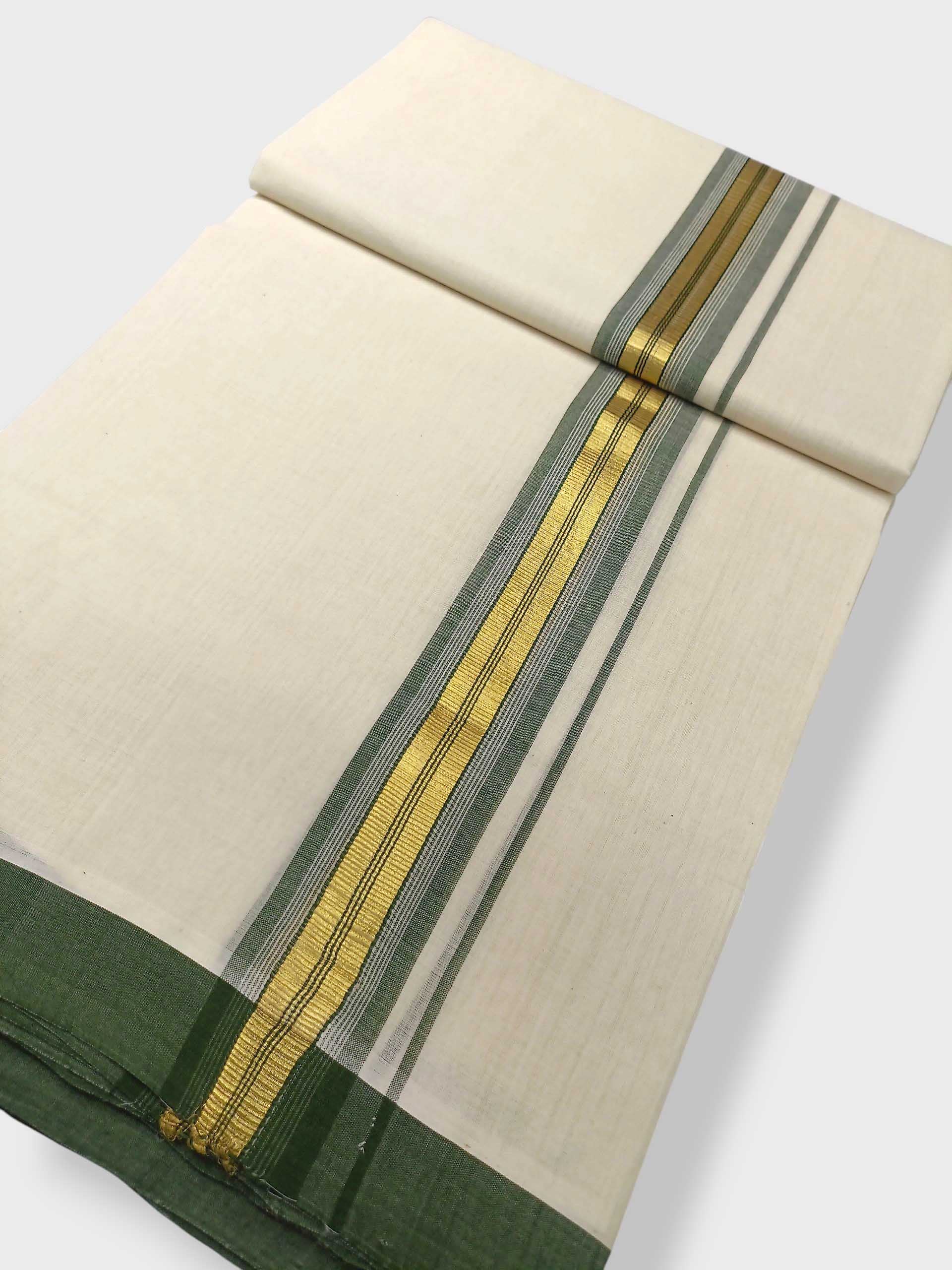 Kerala Balaramapuram Pure Cotton Handloom Mundu/Dhoti