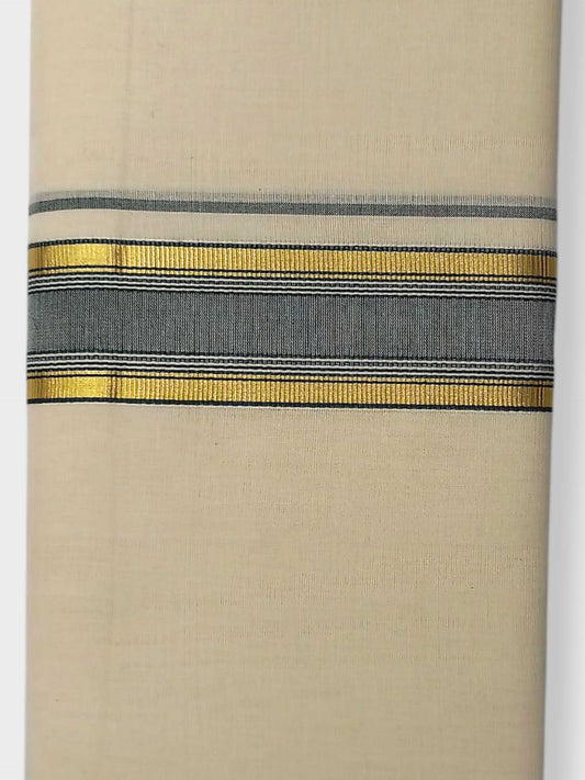 Kerala Balaramapuram Pure Cotton Handloom Mundu/Dhoti