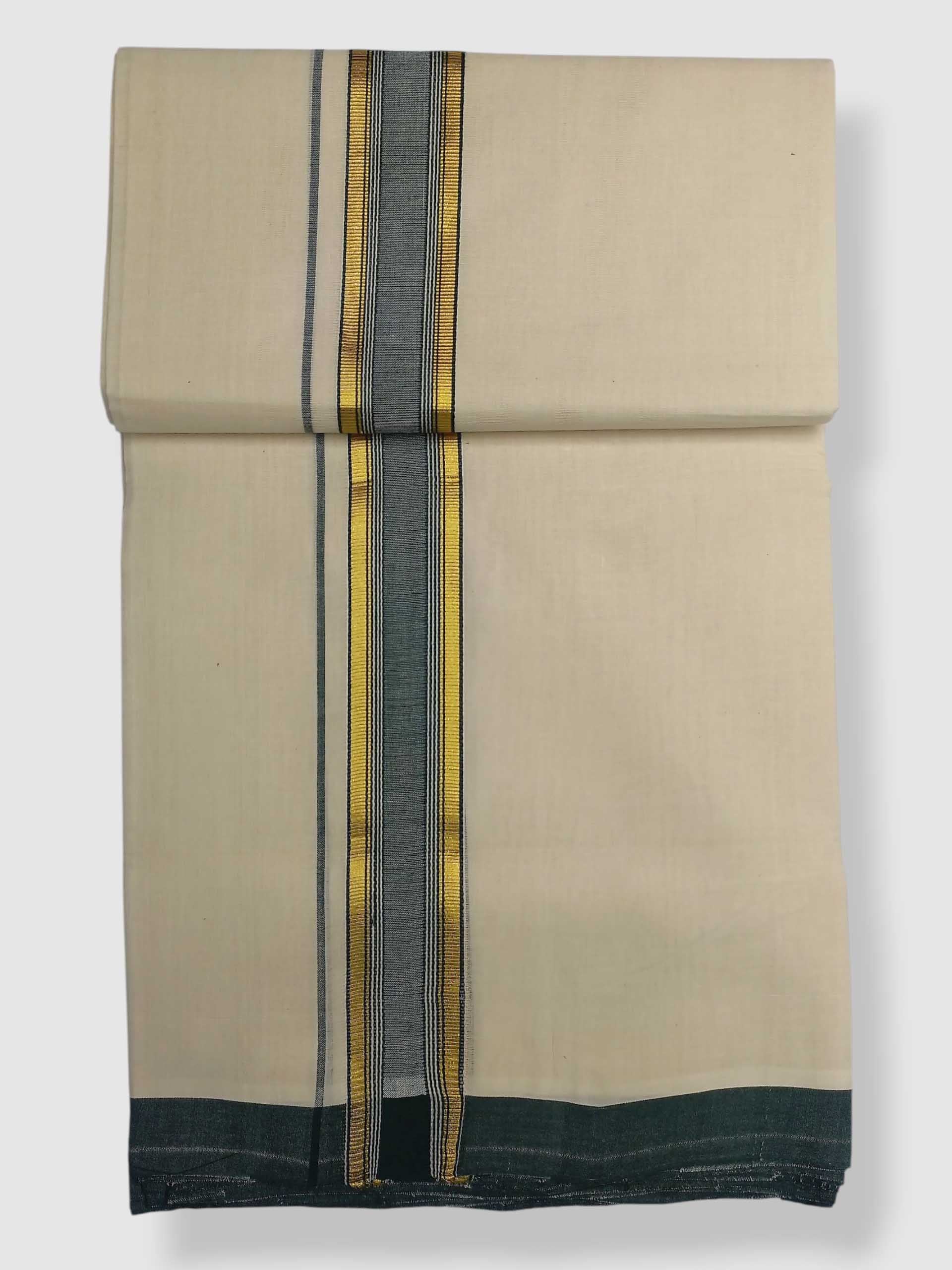 Kerala Balaramapuram Pure Cotton Handloom Mundu/Dhoti