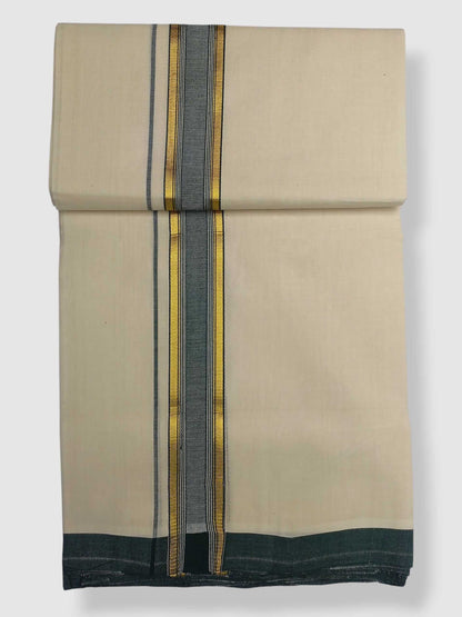 Kerala Balaramapuram Pure Cotton Handloom Mundu/Dhoti