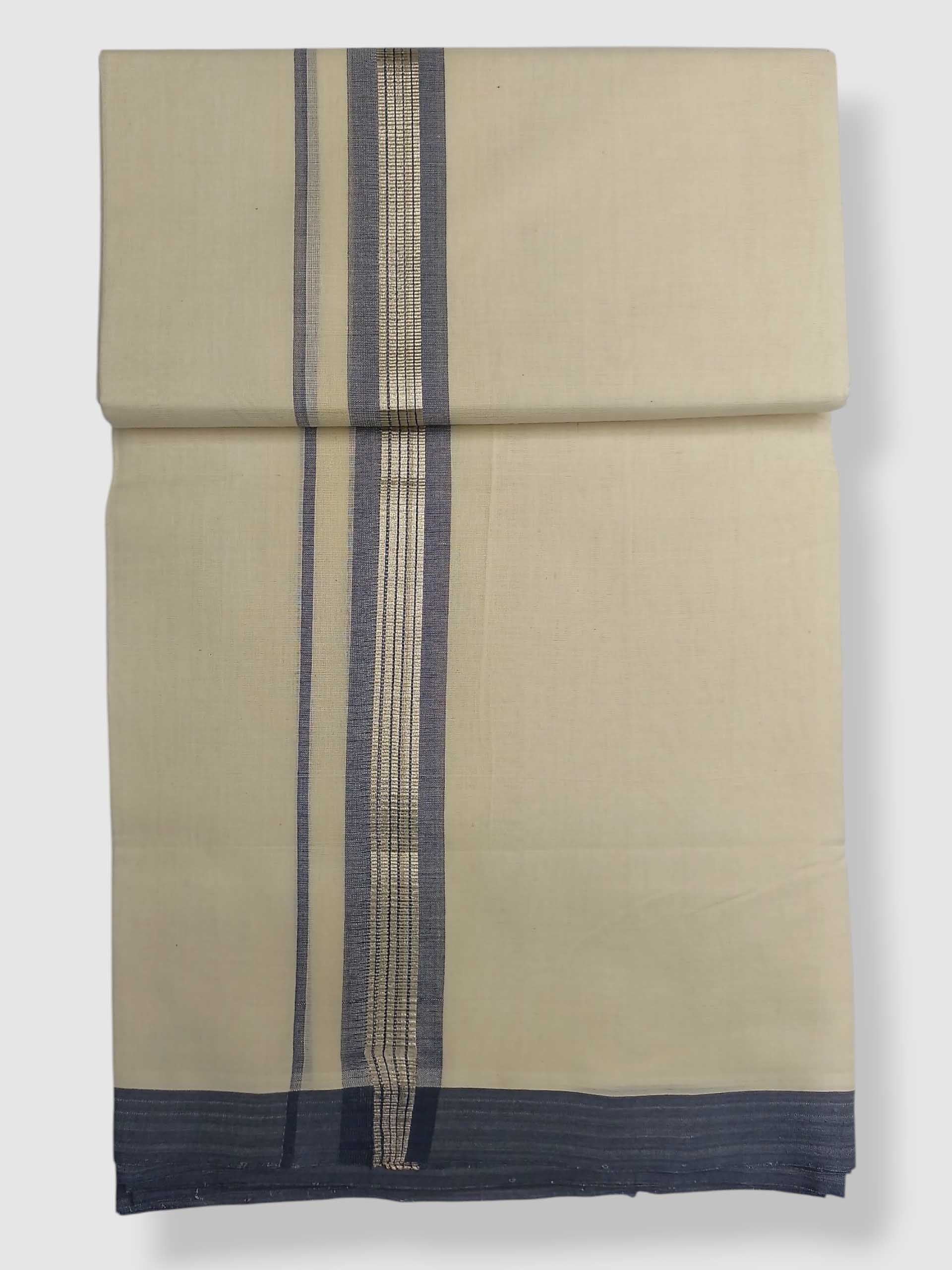 Kerala Balaramapuram Pure Cotton Handloom Mundu/Dhoti