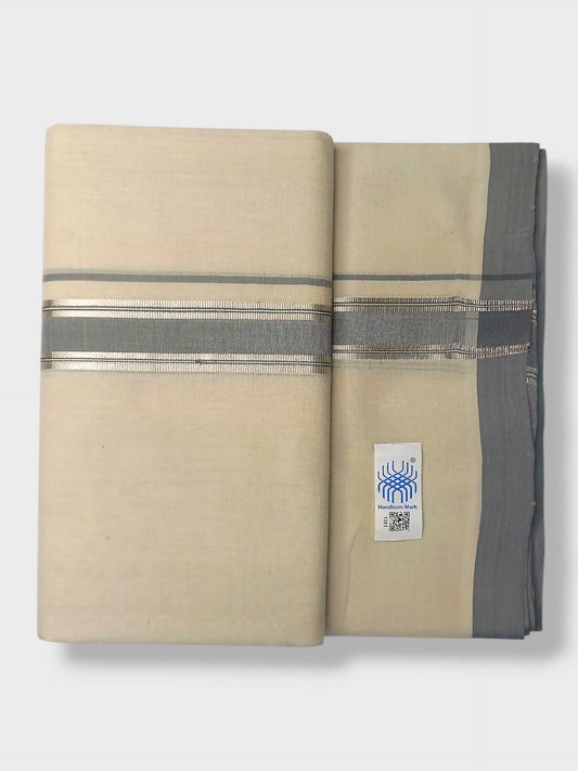 Kerala Balaramapuram Pure Cotton Handloom Mundu/Dhoti