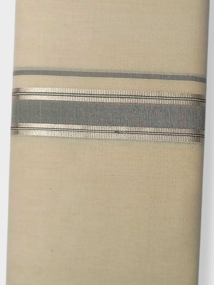 Kerala Balaramapuram Pure Cotton Handloom Mundu/Dhoti