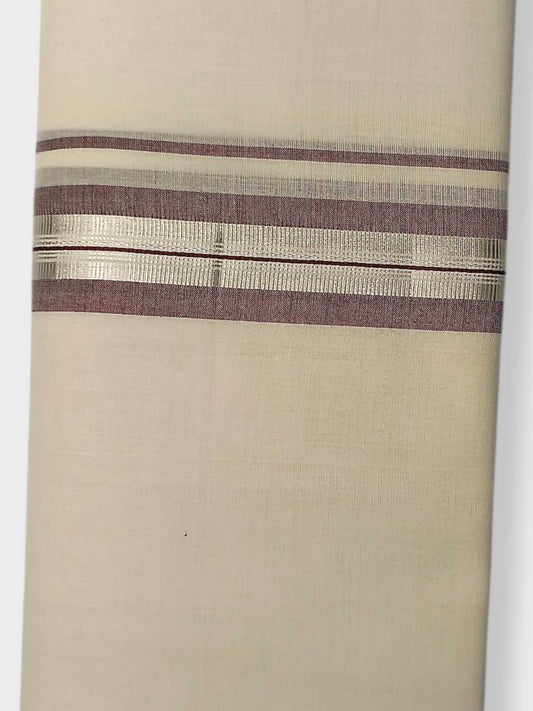 Kerala Balaramapuram Pure Cotton Handloom Mundu/Dhoti