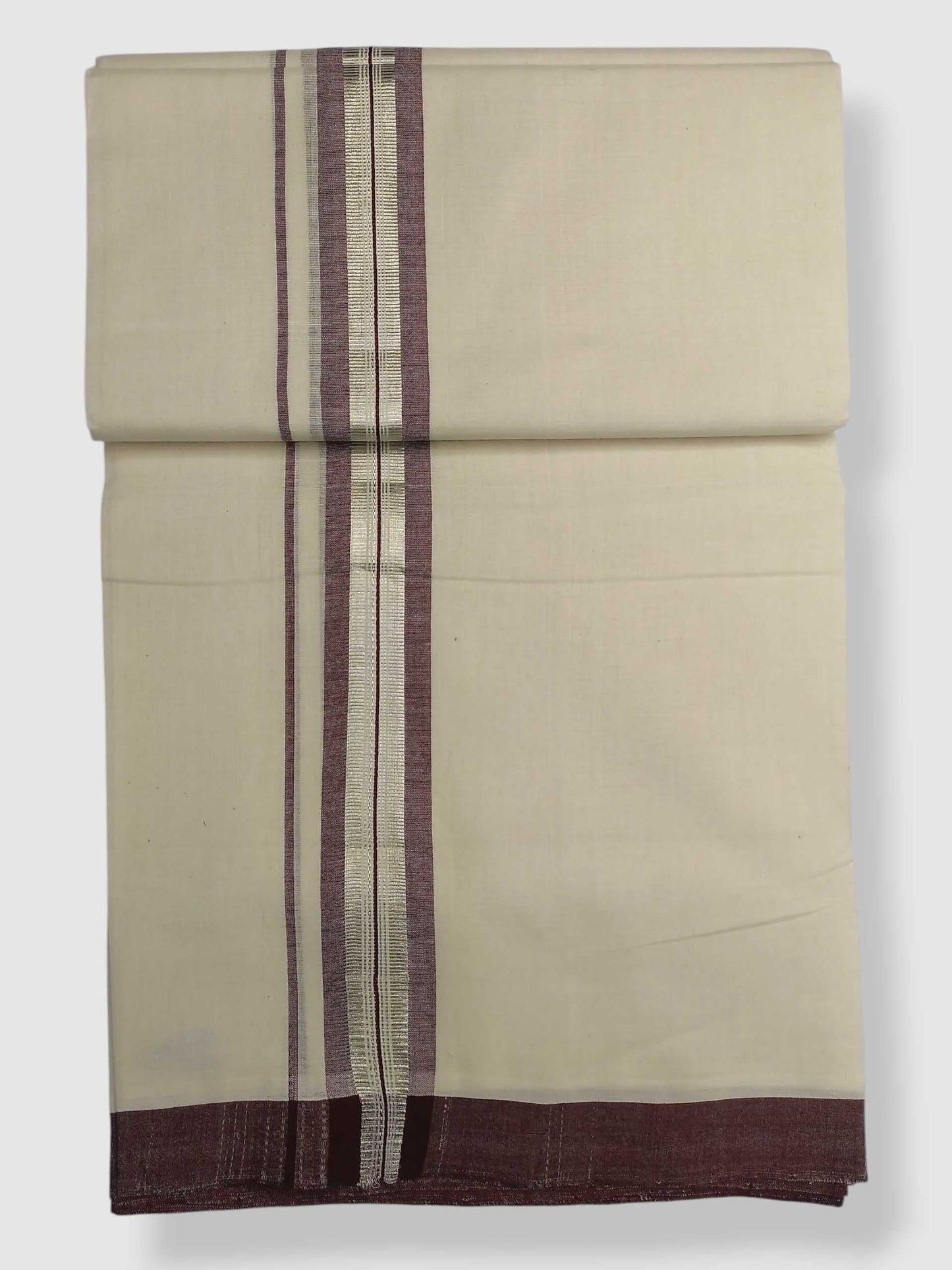Kerala Balaramapuram Pure Cotton Handloom Mundu/Dhoti