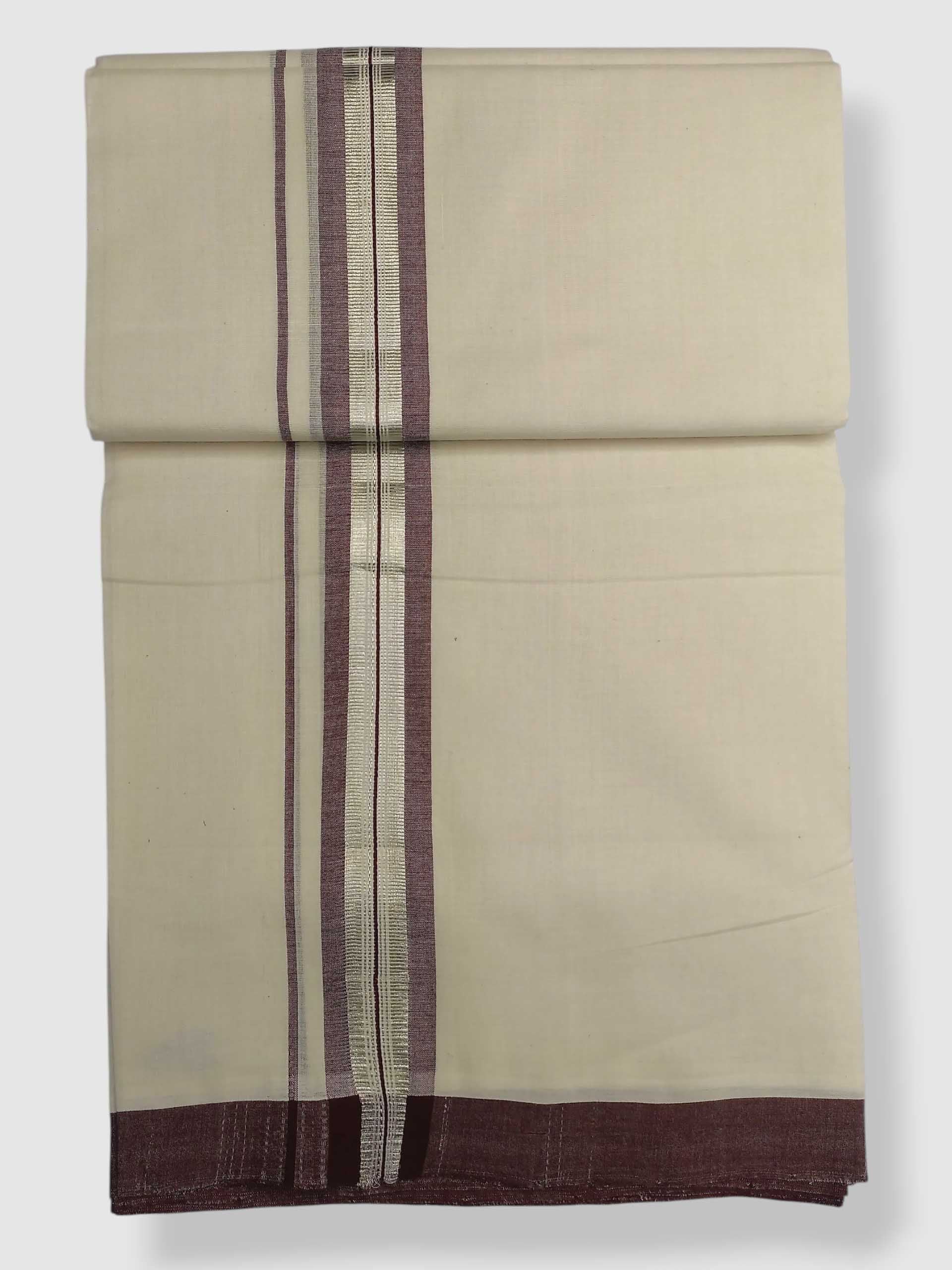 Kerala Balaramapuram Pure Cotton Handloom Mundu/Dhoti