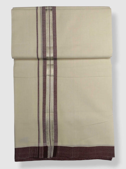 Kerala Balaramapuram Pure Cotton Handloom Mundu/Dhoti