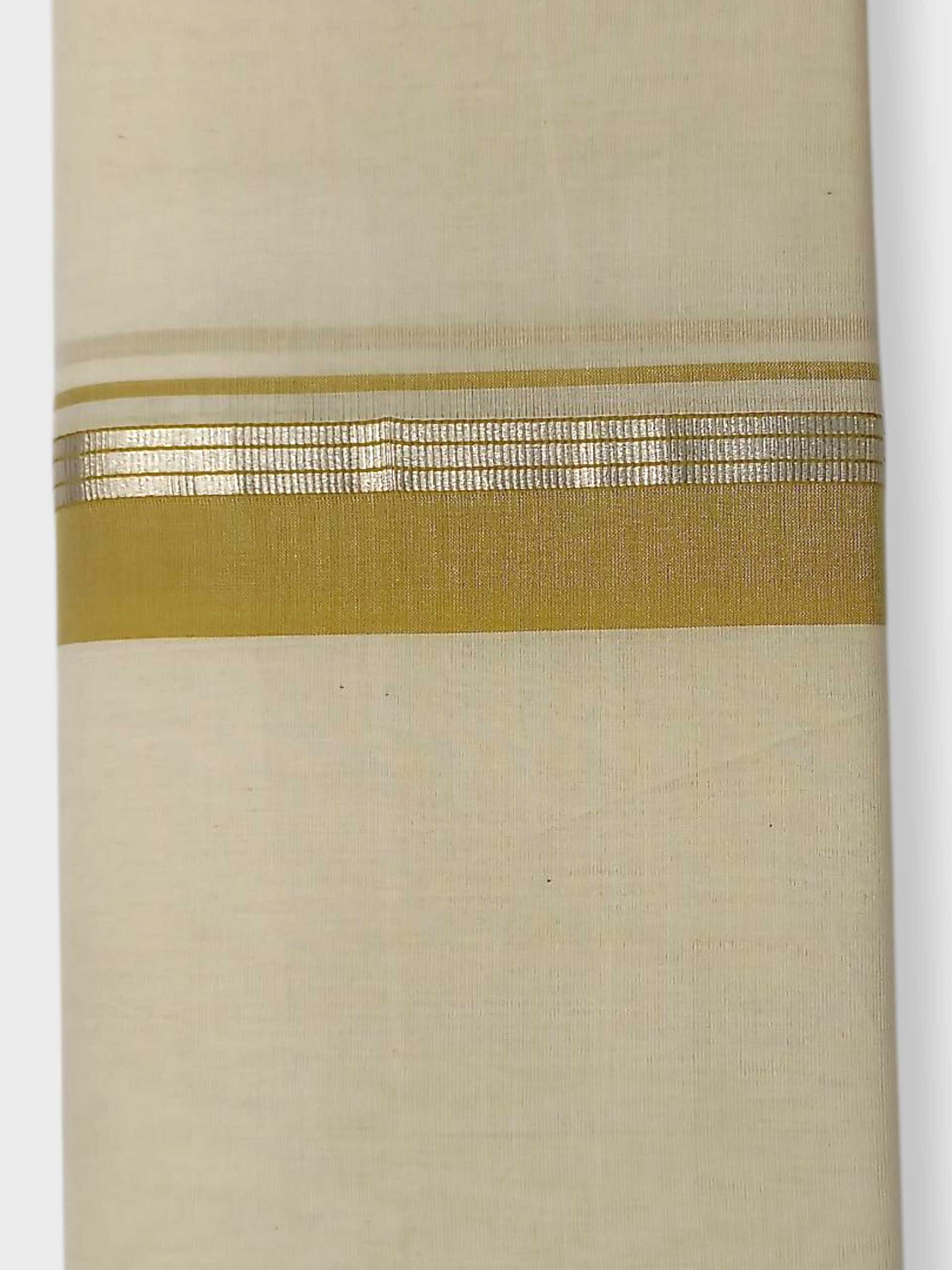 Kerala Balaramapuram Pure Cotton Handloom Mundu/Dhoti
