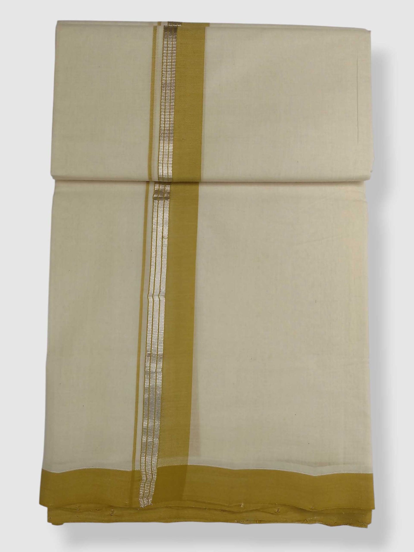 Kerala Balaramapuram Pure Cotton Handloom Mundu/Dhoti