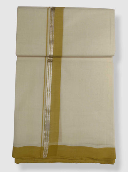 Kerala Balaramapuram Pure Cotton Handloom Mundu/Dhoti