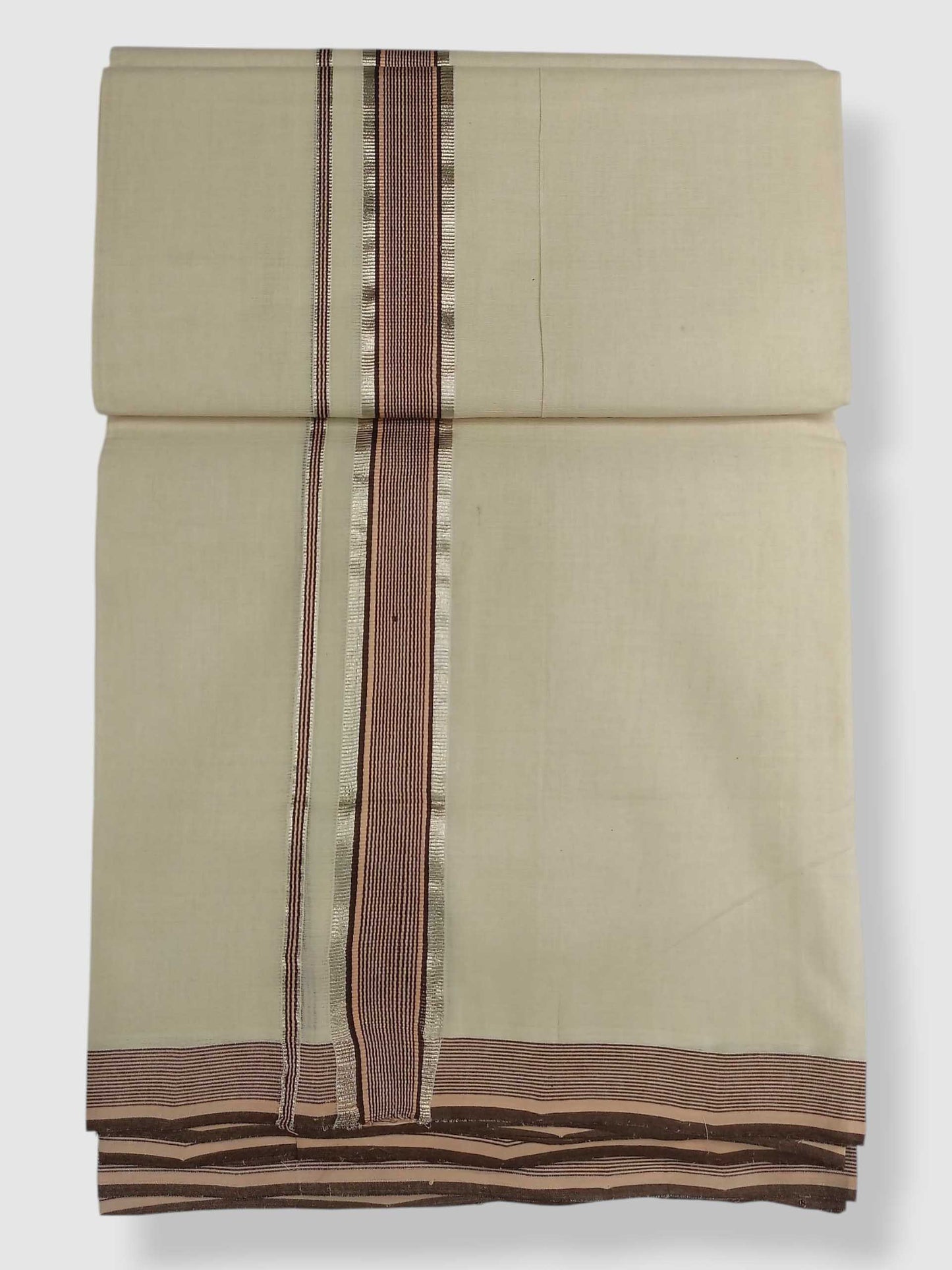 Kerala Balaramapuram Pure Cotton Handloom Mundu/Dhoti