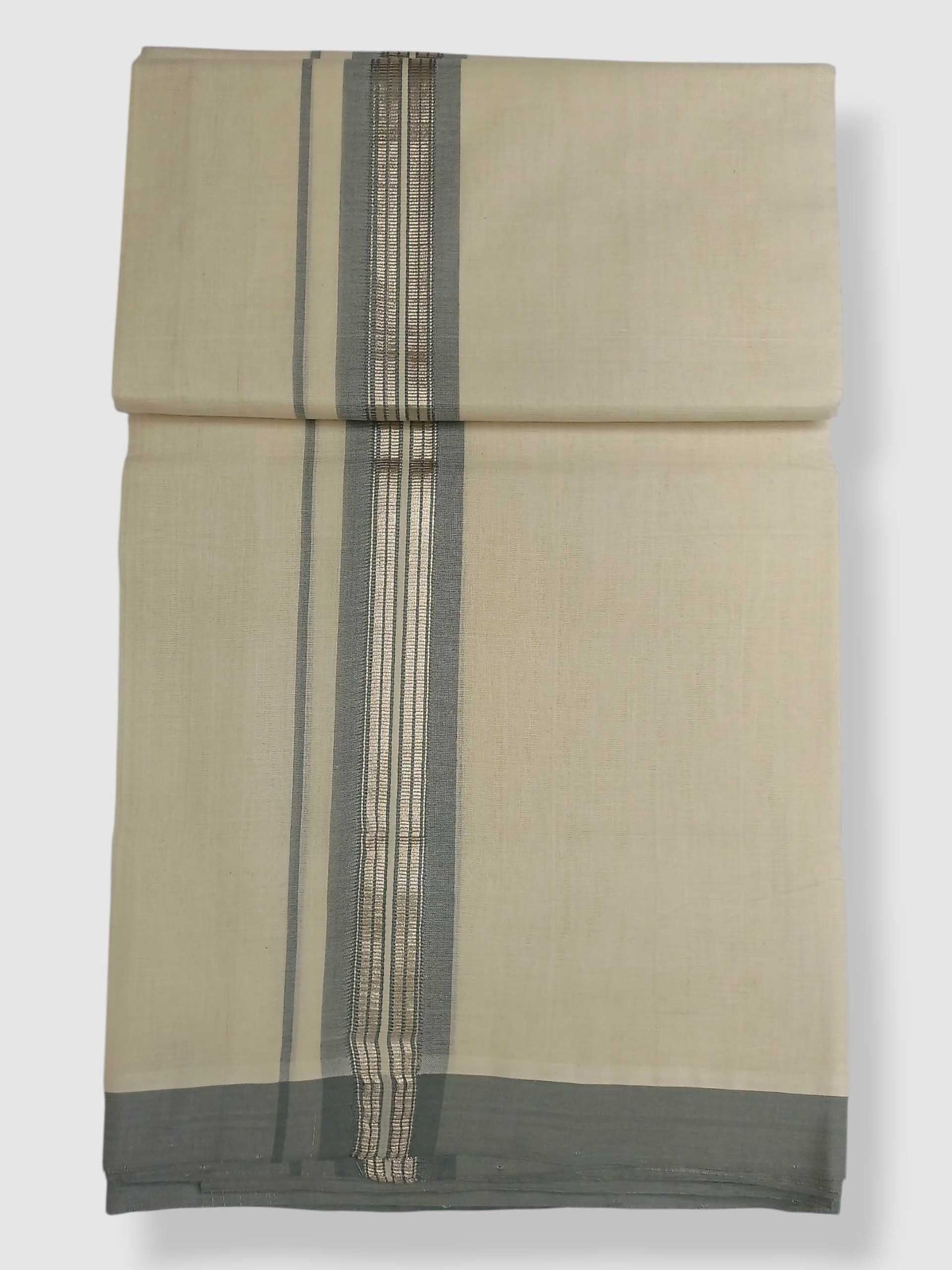 Kerala Balaramapuram Pure Cotton Handloom Mundu/Dhoti