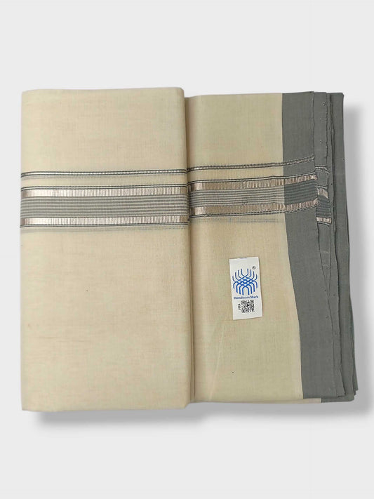 Kerala Balaramapuram Pure Cotton Handloom Mundu/Dhoti